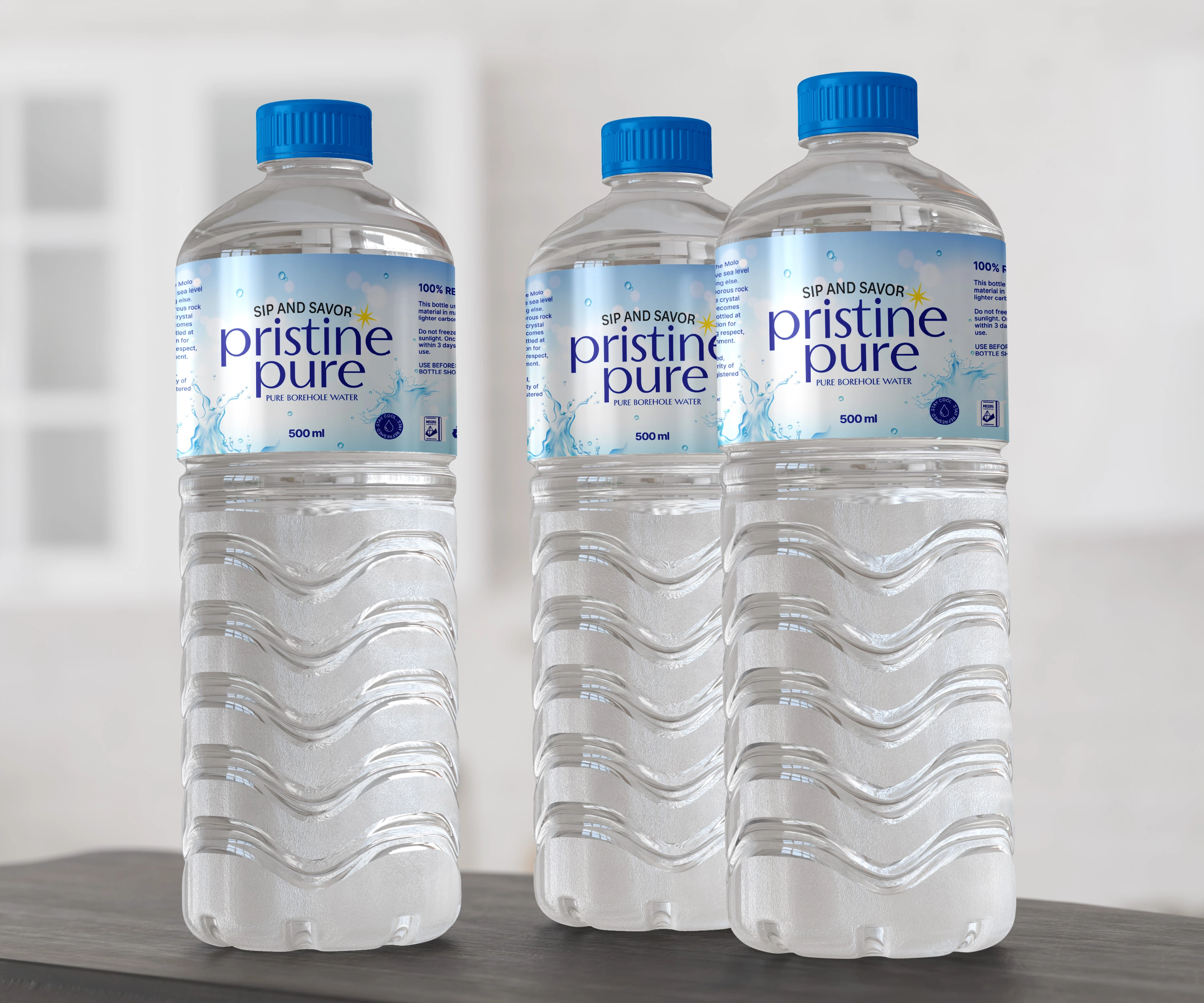 1L Pristine Pure bottle