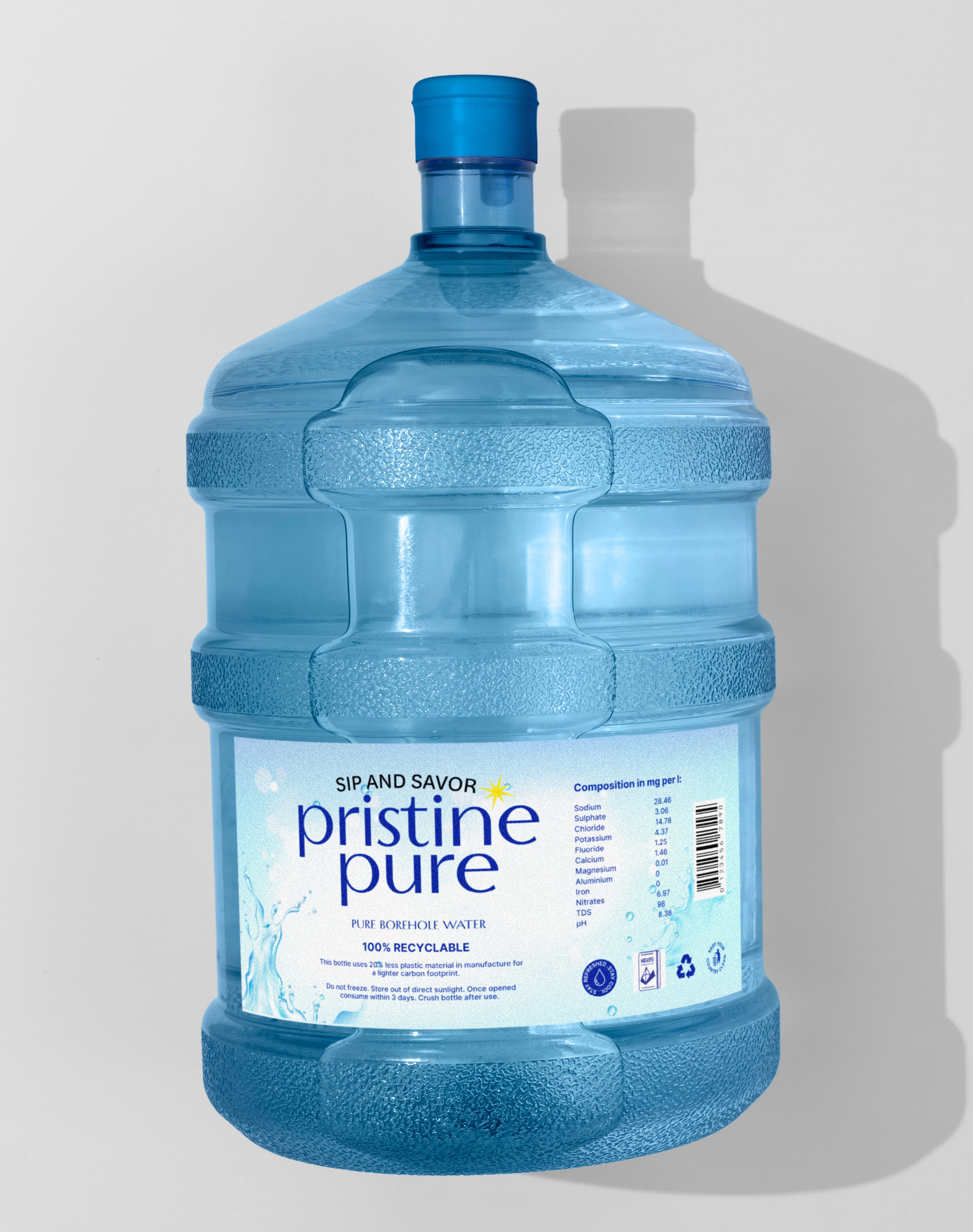 20L Pristine Pure bottle